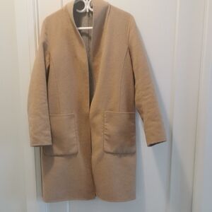 Banana Republic Classic Reversible Grey /Tan Oversized Trench Coat